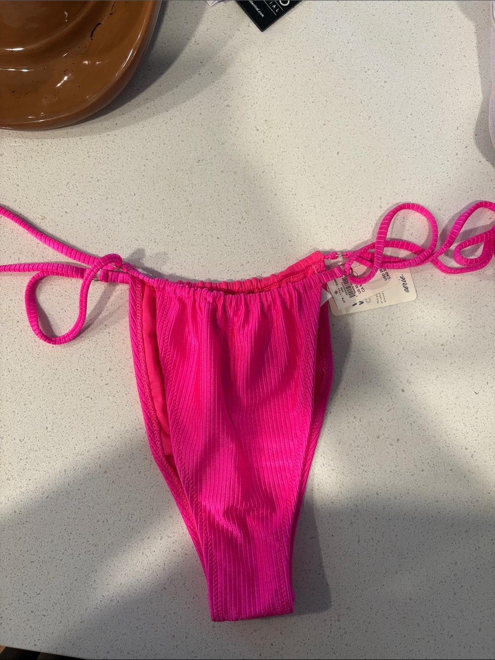Aerie bikini Swim Bottom - Bright Pink